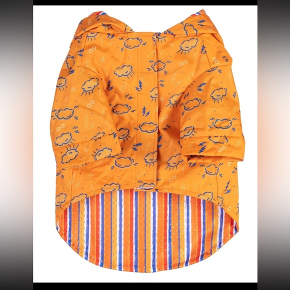 puppy dog raincoat size L🐾 the dodo - reversible, breathable & SO cute ☔️🐶 NWT - Picture 5 of 16